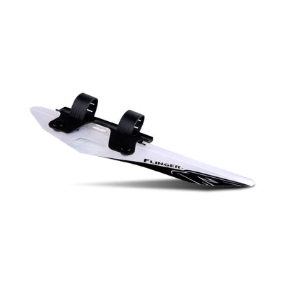 Color: White, Style: Before - Quick Release Design Mountain Bike Mudguard