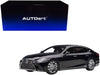 Lexus LS 500h Black with Black Interior 1/18 Model Car by Autoart