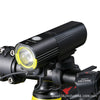 Model: 1600, Color: Black - Waterproof Bicycle Bike Headlight 1000/1600/1800 Lumens Power Bank