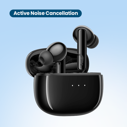 Color: Black, Set meal: Official standard configuratio - Bluetooth Earphones Active Noise Reduction