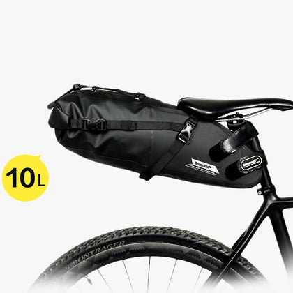 Color: Black, Size: 10l - Cycling Equipment Road Mountain Bike Saddle Bag