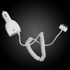 CC37-IPA3 5.0V/4600mA White Dual USB Car Charger For Mobile Phone