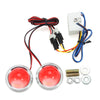 12V Motorcycle LED Lens Headlights Cold Light Fog Lamp Universal
