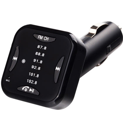 Wireless FM Transimittervs Hands Free Stereo Car Kit Car Charger For Cell Phone