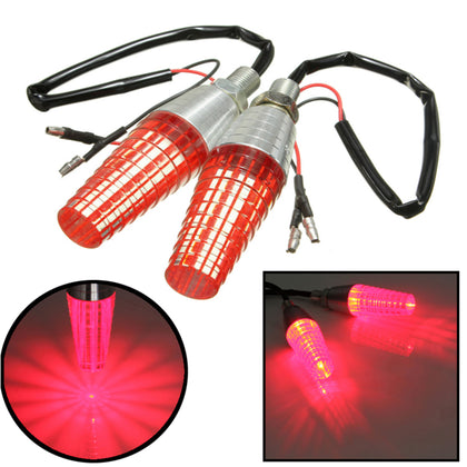 Motorcycle Red LED Turn Signal Indicator 10mm Bolt For MXC EXC Supermoto