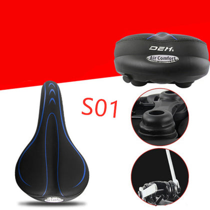 Color: S01 Blue - Bicycle seat cushion