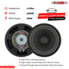 5 Core 10 Inch Subwoofer Speaker 600W Peak 4 Ohm Replacement Car Audio Bass Sub Woofer with 30 Oz Magnet- WF 10120 4OHM