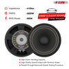 5 Core 10 Inch Subwoofer Speaker 600W Peak 4 Ohm Replacement Car Audio Bass Sub Woofer with 30 Oz Magnet- WF 10120 4OHM