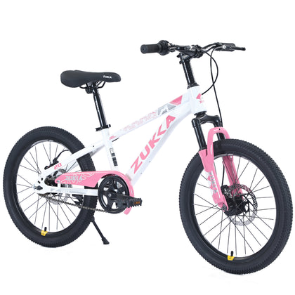 ZUKKA Mountain Bike,20 Inch MTB for Boys and Girls Age 7-10 Years,Multiple Colors
