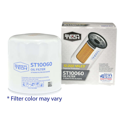 SuperTech ST10060 10K mile Oil Filter Fits Buick Cadillac Chevrolet GMC Chrysler Dodge and Jeep Vehicles