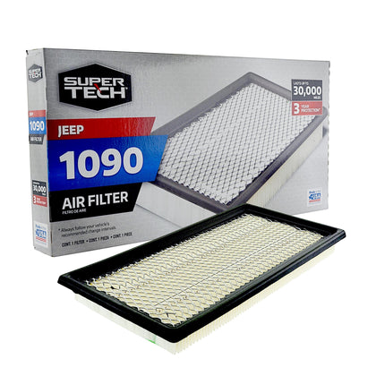 Super Tech 1090 Engine Air Filter, Replacement Filter for Chrysler or Jeep