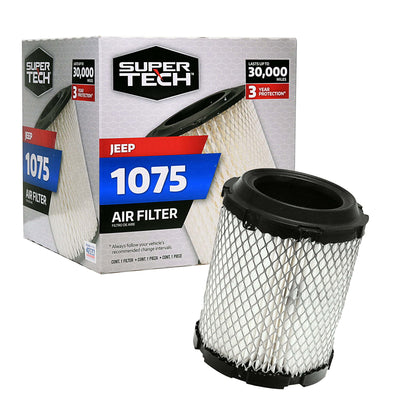 Super Tech 1075 Engine Air Filter, Replacement Filter for Chrysler or Jeep