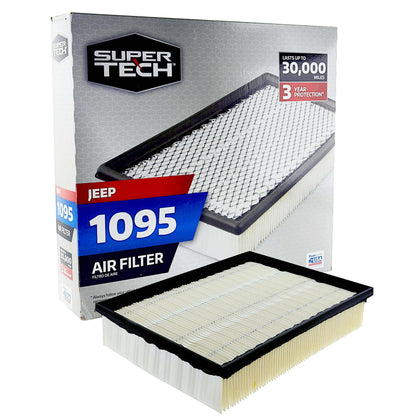 Super Tech 1095 Engine Air Filter, Replacement Filter for Chrysler or Jeep