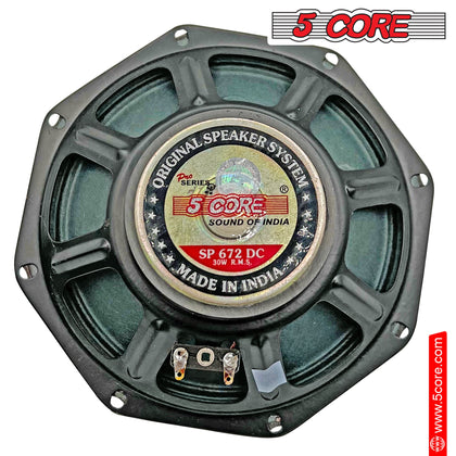 5 Core 6 Inch Car Audio Speakers Subwoofers Midrange / 60 Watt High Power Speaker System w/ 0.81