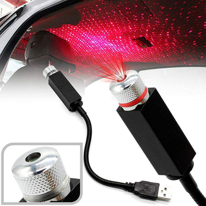 1pc Kids Movie Camera For Filming LED Projector Star Sky Ceiling Light Car Decoration USB Interior Atmosphere Lamp Wireless Projector