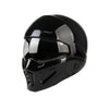 Full Face Motorcycle Helmet With Detachable Front Cover Multiple Ventilation Holes DOT Approved Motorbike Crash Helmet For ATVs Street Bikes Mountain Bikes glossy black S