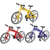1/8 Alloy Mountain Bike Model Simulation Sliding Steering Mtb Bicycle Toys For Children Gifts Collection blue