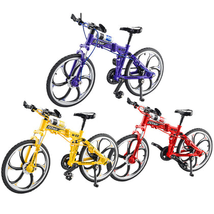 1/8 Alloy Mountain Bike Model Simulation Sliding Steering Mtb Bicycle Toys For Children Gifts Collection red