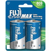 FUJI ENVIROMAX 3100BP2 EnviroMax D Extra Heavy-Duty Batteries, 2 pk
