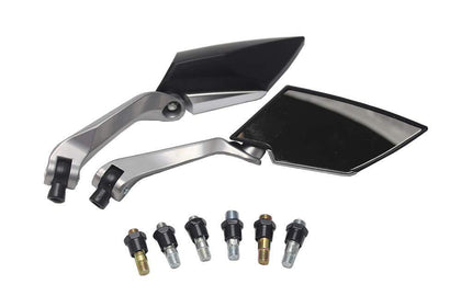 Carbon Alloy Motor Rearview Mirror Motorcycle Aluminum CNC Motor Rear View Mirror black