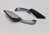 Carbon Alloy Motor Rearview Mirror Motorcycle Aluminum CNC Motor Rear View Mirror black