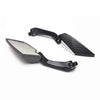 Carbon Alloy Motor Rearview Mirror Motorcycle Aluminum CNC Motor Rear View Mirror black