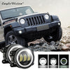 2pcs/set 4 inches 30 watts 6000K for jeep LED Angel Eye Fog Lamp yellow light