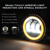 2pcs/set 4 inches 30 watts 6000K for jeep LED Angel Eye Fog Lamp yellow light