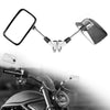 motorcycle rearview mirror Retro square rearview mirror For Honda for Kawasaki Bike Chrome Plated