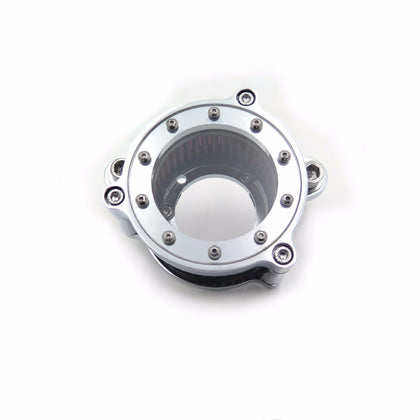 Air Cleaner Intake Filter Motorcycle Air Filter silver
