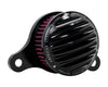Professional Ribbed Air Cleaner Kit Intake Filter Kit black