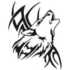 Tattoo Wolf Car Motorcycle Body Stickers Vinyl Car Styling Decal Accessories white