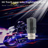 PX15D BA20D moto Led Motorcycle Headlight Bulbs CSP lens Moto 6000LM Hi Lo Lamp Scooter Accessories Fog Lights; all white