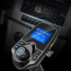 US Car Audio Player Multifunctional Car Transmitter Mp3 Player Fm Radio Car Charger Black