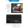 Car Radio 7-inch Hd Dual Din 12v Radio Bluetooth-compatible Hands-free Mobile Phone Interconnect Mp5 Multimedia Player with camera