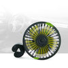 Usb Car Headrest Fan Mini Rear Seat 3-speed Adjustable Air Cooling Blowing Fans Plug And Play F407 black