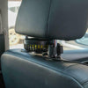 Usb Car Headrest Fan Mini Rear Seat 3-speed Adjustable Air Cooling Blowing Fans Plug And Play F407 black