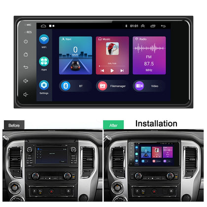 Car Radio Multimedia Video Player 7-inch Android 11 Carplay Navigator Reversing Camera Compatible for Toyota Corolla