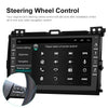 Car Radio Multimedia Player 8-inch Large-screen android Navigation Display for Toyota Land Cruiser Prado 04-09 Black