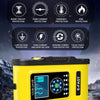 Quick Car Battery Charger 12v/24v Intelligent 7-stage Automatic Charging with Display for Lead-acid Battery US Plug