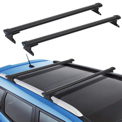 US GARVEE Roof Rack Cross Bars Roof Rails with Lock Crossbar Compatible with 2018-2022 Jeep Compass