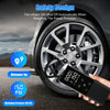 Car Tire Inflator Smart Full Wireless Air Compressor with Led Light Black
