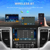 Dual Din Car Radio 7-Inch HD Screen Bluetooth Hands-Free Kit Mp5 Player for Carplay Wireless Standard w/ 4 Lights