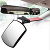 Car Interior Rearview Mirror Auxiliary Mirror Adjustable Wide-angle Curved Surface For Rear Baby Observation black