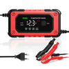 Car Battery Charger 12V 6-Amp Fully Automatic Smart Battery Charger Screen Display Trickle Charger Maintainer AU Plug