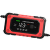Car Battery Charger 12V 6-Amp Fully Automatic Smart Battery Charger Screen Display Trickle Charger Maintainer US Plug
