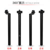 25.4mm Aluminum Alloy Mountain Road Bike Bicycle Straight Seat Post Seatpost Lengthening Tube black_Length 350mm