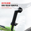 25.4mm Aluminum Alloy Mountain Road Bike Bicycle Straight Seat Post Seatpost Lengthening Tube black_Length 350mm