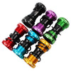 Mountain Bike Colorful Bottom Bracket Axle Integrated Hollow BB Bicycle Threaded Screw-in Center Axle  purple