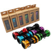 Mountain Bike Colorful Bottom Bracket Axle Integrated Hollow BB Bicycle Threaded Screw-in Center Axle  purple